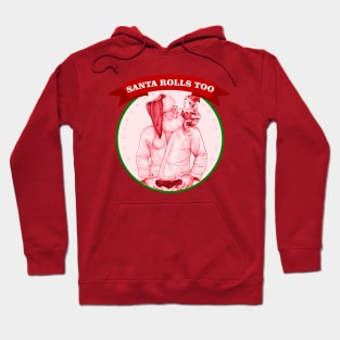 Santa Claus jiu jitsu, judo - Christmas bjj - happy elf Hoodie